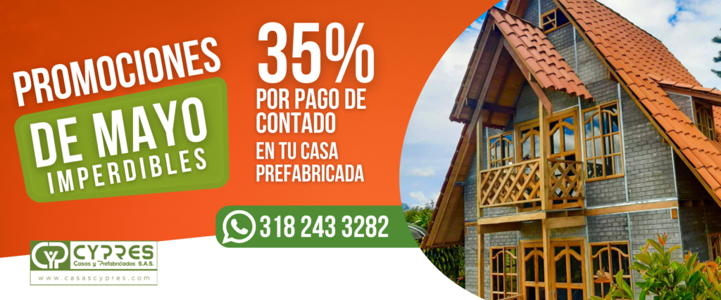 Cypres Casas Prefabricadas en Colombia - 39 años de experiencia